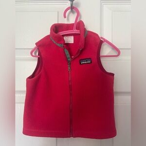 Patagonia kids vest 12-18 months